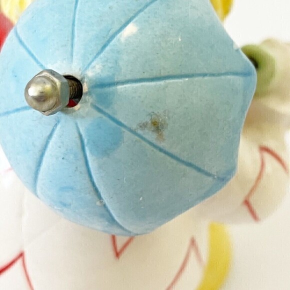 Happy Smile Ceramic Clown Figurine Jim Willoughby Big Top Banana Umbrella Circus - Picture 5 of 9